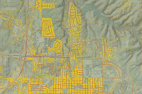 Shows the Four GIS data layers that are regularly collected from local and county GIS offices and combined into a seamless statewide dataset (IDSI was started in 2008 by IGIC, IDHS, IOT, and others).